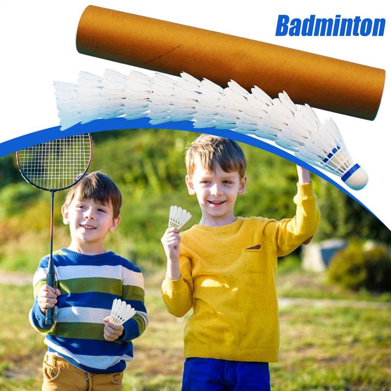 Nylon Shuttlecock 12 - Arka Bahçeler İçin Badminton Setleri 12