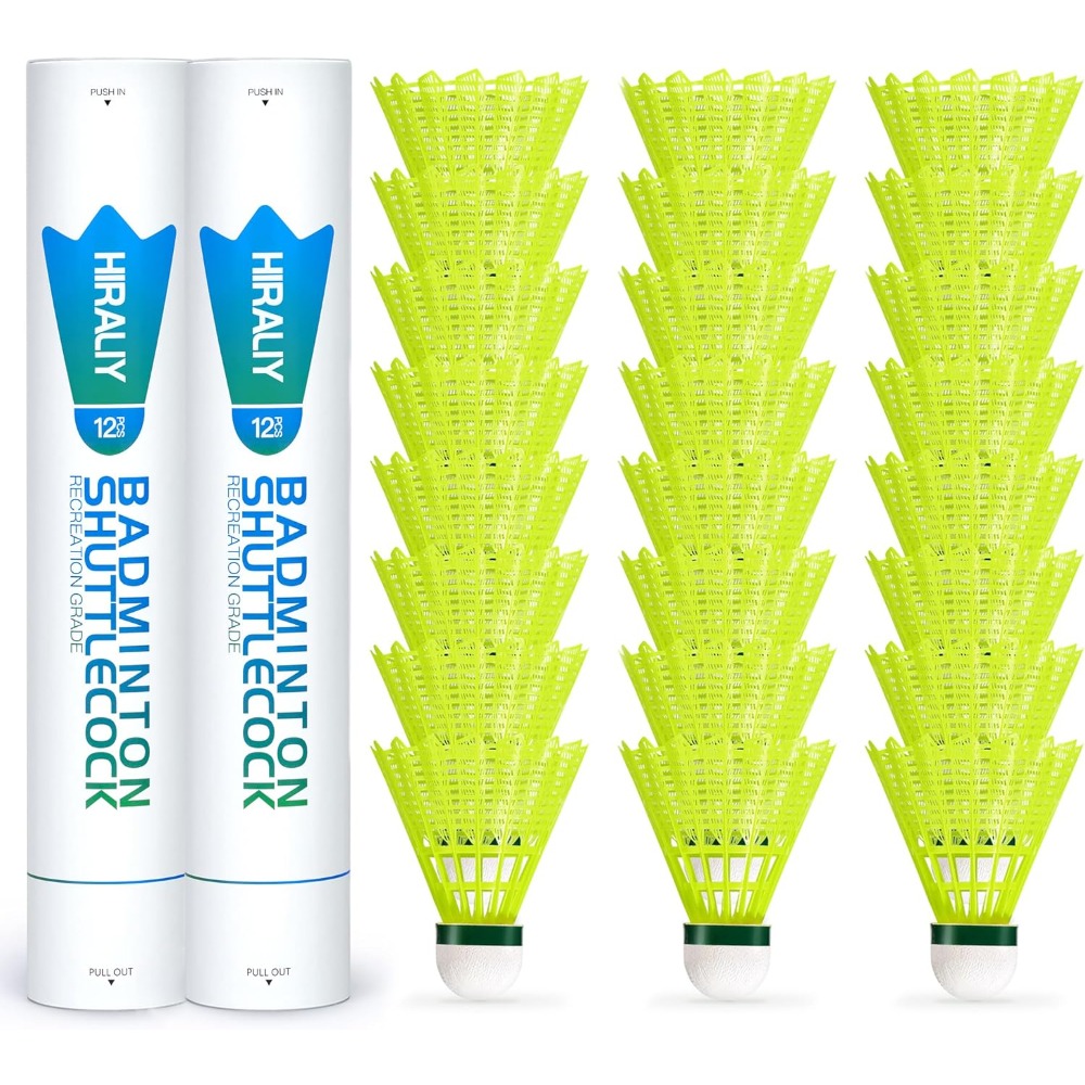 Nylon Shuttlecock 12 - 12/24'lü Paket Badminton Topları Naylon, Arka