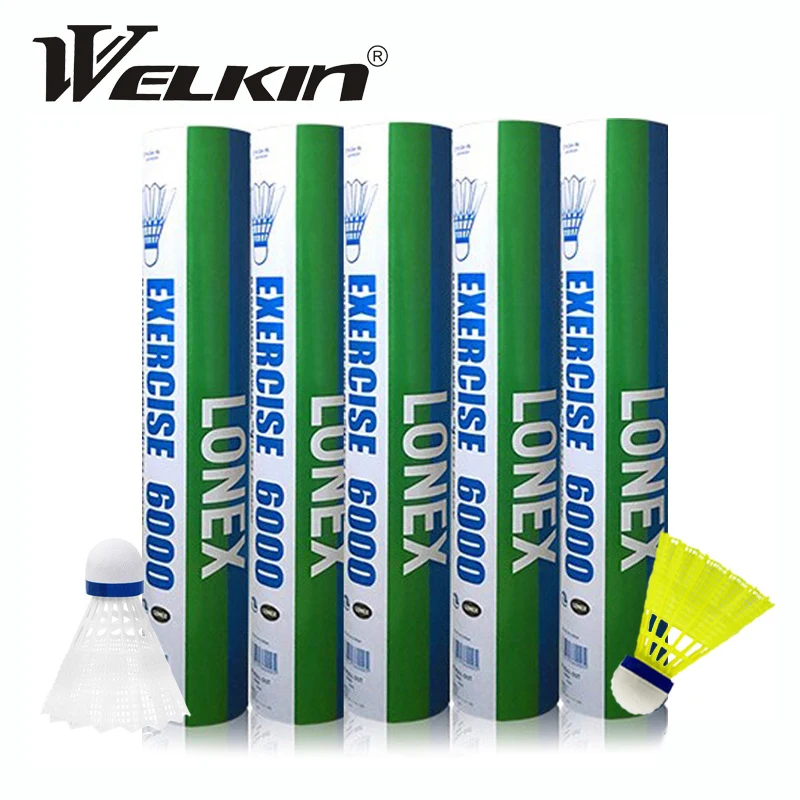 Nylon Shuttlecock 12 - 12 Adet / Varil Süper Güçlü