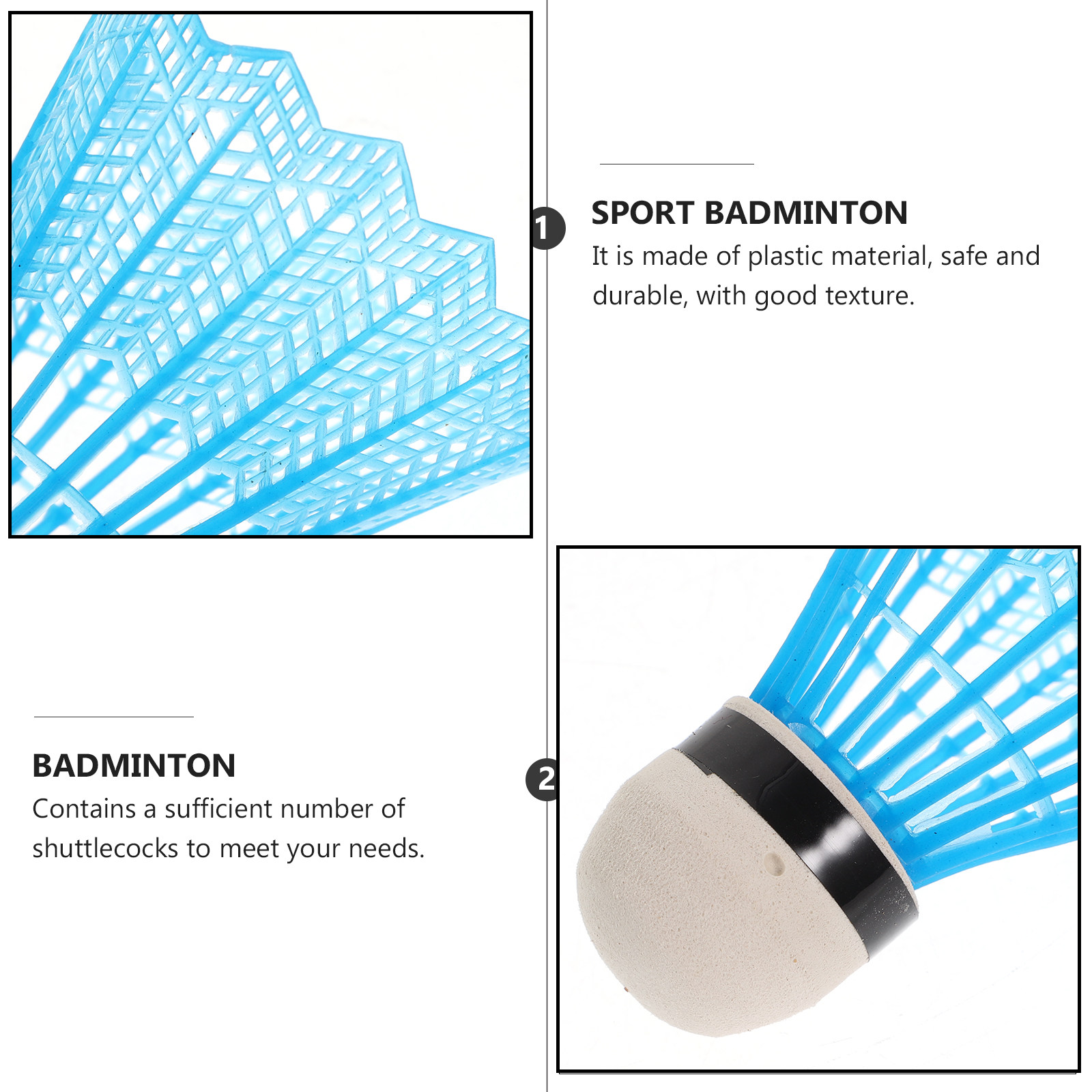 12 Adet Badminton Topu Açık Ha - Nylon Shuttlecock 12 incelemesi ve fiyatı