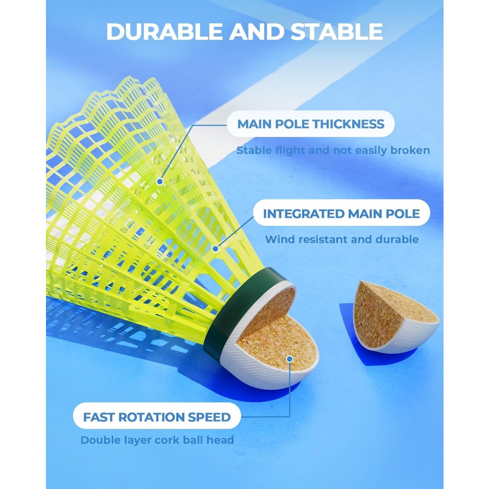 12/24'lü Paket Badminton Topla - Nylon Shuttlecock 12 incelemesi ve fiyatı